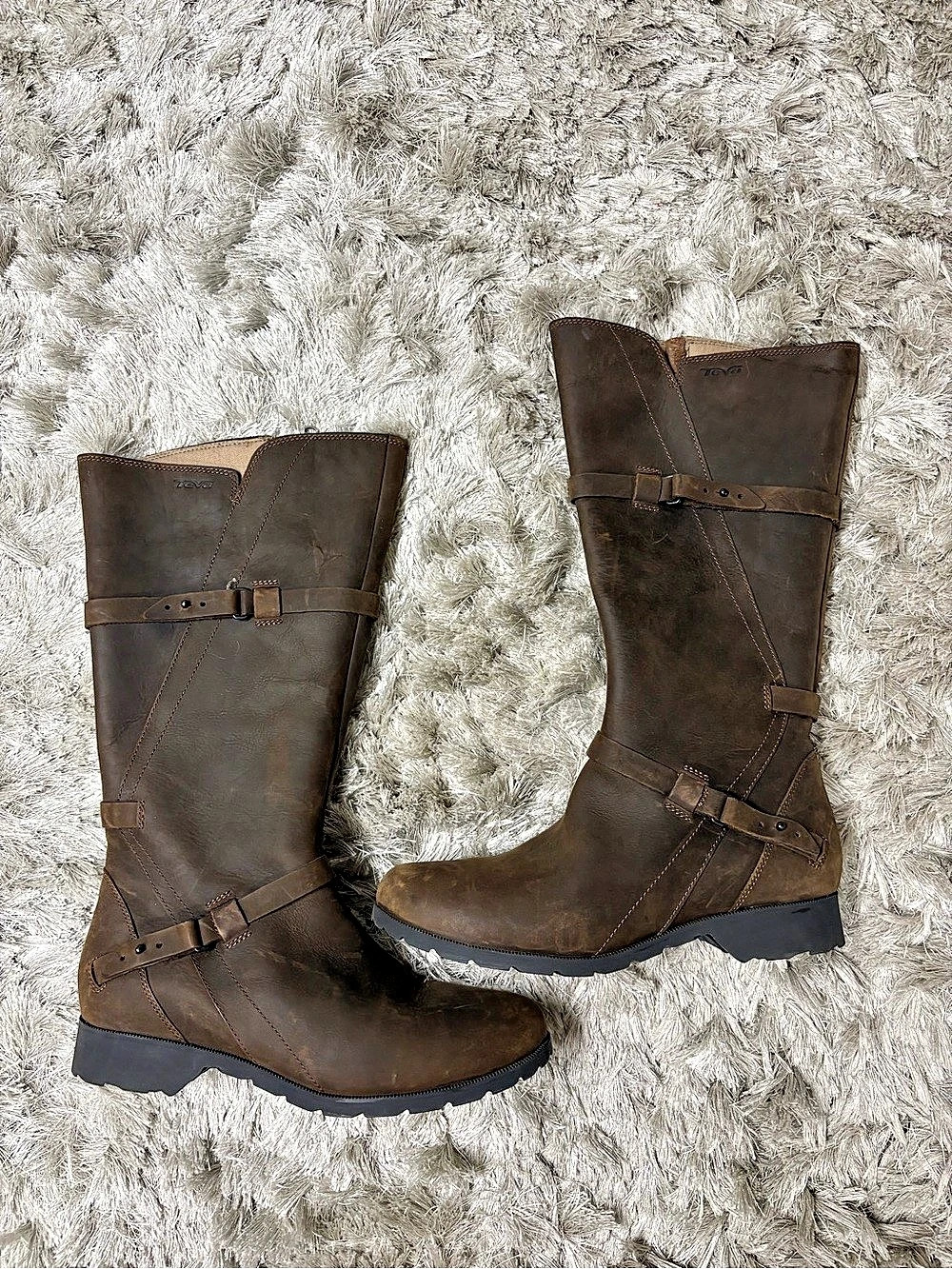 Teva De La Vina Tall Waterproof Boot Boots Brown US 10